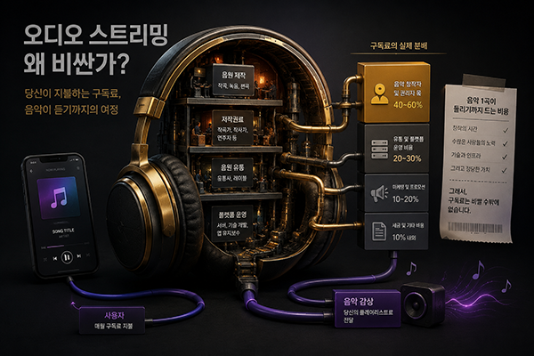 오디오 스트리밍 왜 비싼가?