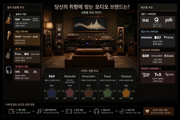 오디오 브랜드 추천